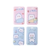 Wholesale of Japanese-style cat work badges, cartoon ID cards, bus cards, and sliding cover waterproof student card holders Item Picture